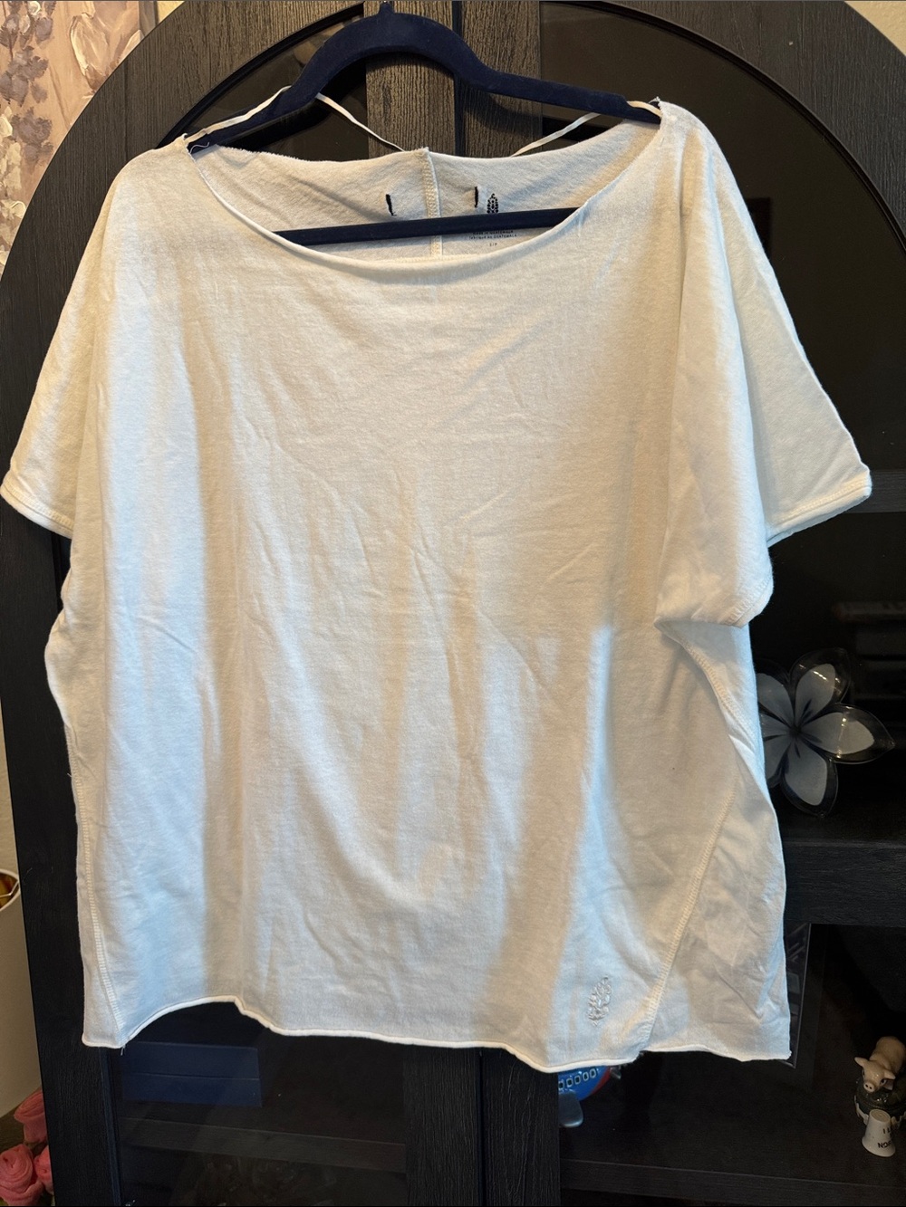 Free People white Relaxed Short Sleeve Tee